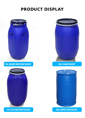 30-200L verdickte Flansch-Fass-chemisches Plastikfass-Trommel-Eisen-Band versiegelte 160L