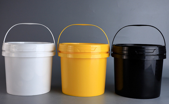 Dauerhaftigkeit gewährleistet Runder Plastikbehälter Dicke 0,8-1,5 mm 4L Kapazität