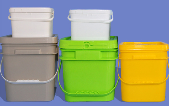 Lebensmittelqualität Quadrat Plastikbehälter Leichtgewicht Schlagfest mit 10L Kapazität