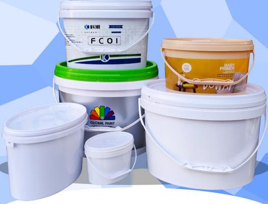 PP / HDPE Material Oval Plastikbehälter mit IML-Druck oder Bildschirmdruck