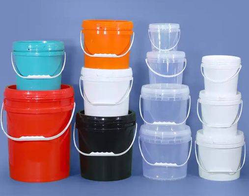 Die Dichtung beinhaltet 5 Liter Plastikbehälter mit einer Kapazität von 20 Liter und einem Durchmesser von 11,5 Zoll