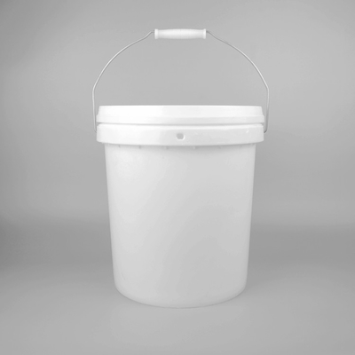13 Gallone Plastik-Toy Buckets White Round Durable des Liter-3,5