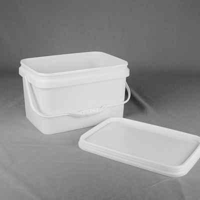 Griff 10L Toy Plastic Packaging Bucket Rectangular mit Deckel