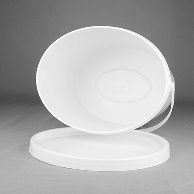 1 Gallone 2 Gallonen-ovale Plastikeimer-Eiscreme, die mit Deckel-Griff verpackt