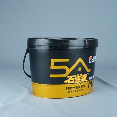 leeren ovaler Plastikeimer 20L die 5 Gallonen-Eimer mit Deckel-Siebdruck