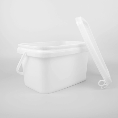 5L pp. bearbeiten Lagerung, weißen quadratischen Plastik zu schöpfen schöpft rechteckiges