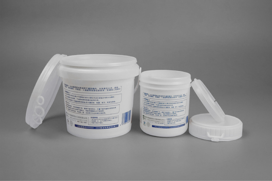Grad-Plastikeimer-Plastikfarbe Pail White Color 33oz 1L Nahrungsmittel