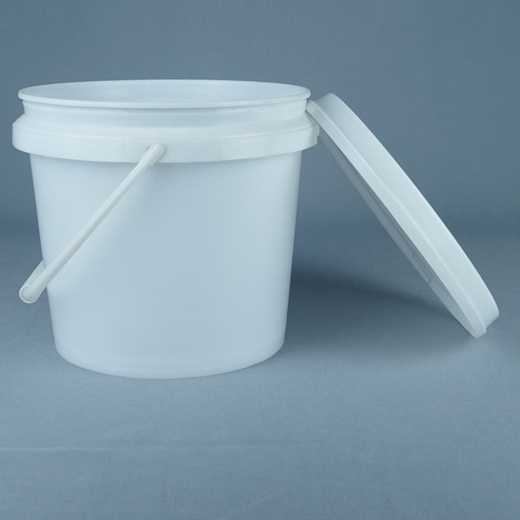 Weißes Eimer für Lebensmittel / Eimer für Lebensmittel mit Griff 1L-5L Kapazität BPA-frei Temperatursicher