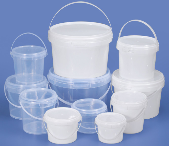 HDPE materieller Plastiknahrungsmitteleimer weiß oder andere Farbe 0.2L-20L