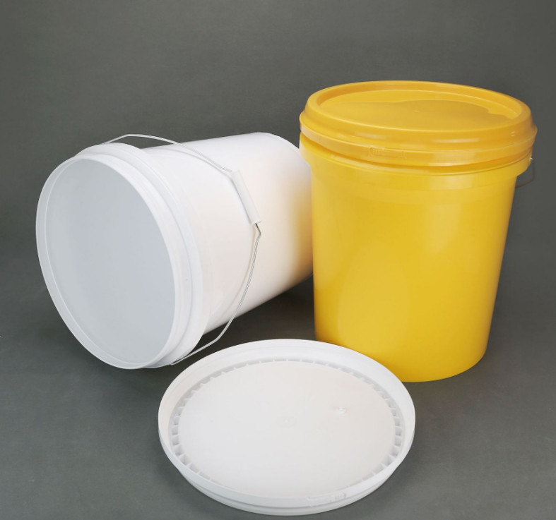 Leckdichte Plastikbehälter mit Schlagdeckel und -griffe für Lebensmittellager