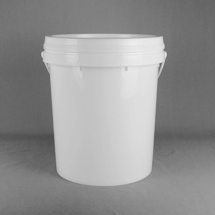 20L Snap On Lid Stapelbarer Plastikbehälter 15,5 Höhe 11,5 Durchmesser Anpassbares weißes Design