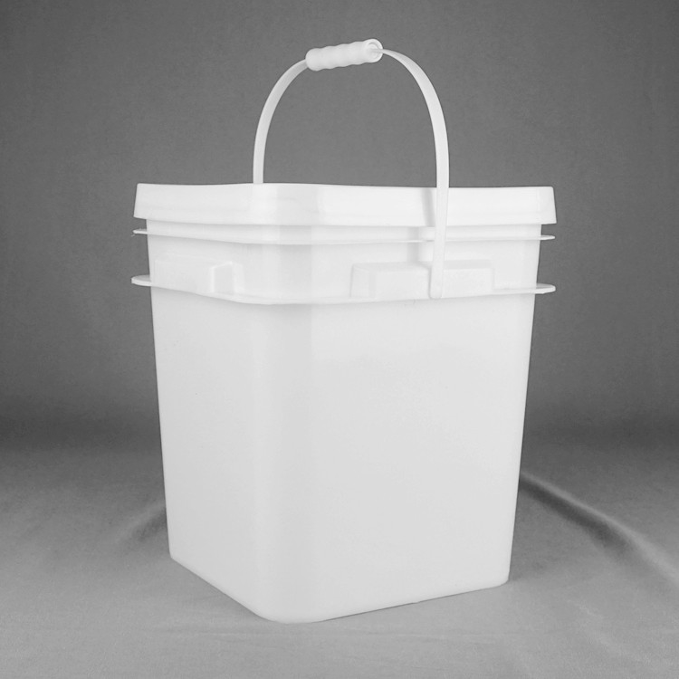 Chemikalienbeständigkeit Quadrat Plastik Eimer 1,2 kg für Lebensmittelfarbspiele