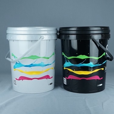 öl-Eimer-Motoröl-Eimer-kundenspezifische Farbe 29cm Durchmesser-19L Plastik