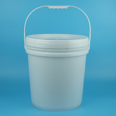 Deckel und Griff runder Plastikeimer 16,5 Liter für Latexfarbe