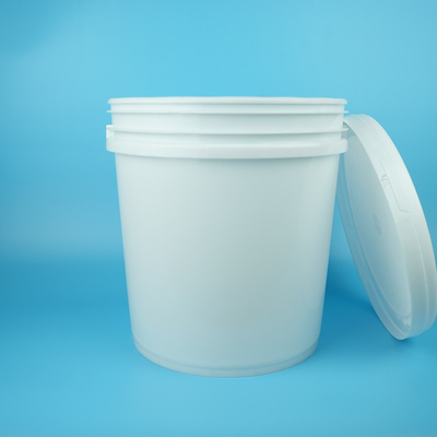 Deckel und Griff runder Plastikeimer 16,5 Liter für Latexfarbe