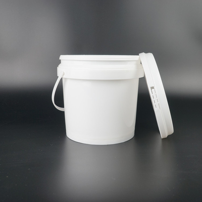 Plastik-Pail Reusable Storage Container For-Haus und -geschäft der Runden-4L