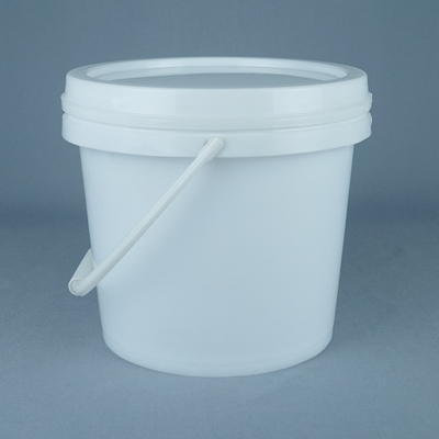 Weißes Eimer für Lebensmittel / Eimer für Lebensmittel mit Griff 1L-5L Kapazität BPA-frei Temperatursicher
