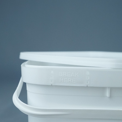 3kg Eiscreme-Verpackenquadrat-Plastikeimer-Nahrungsmittelgrad