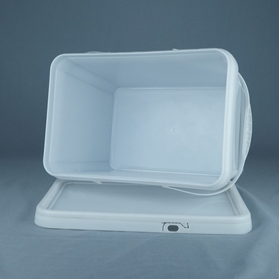 rechteckiger Plastiknahrungsmittelgrad-Speicher-Verpackenbehälter des eimer-20kg