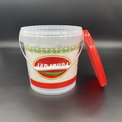 Keks-schöpft kleiner runder Nahrungsmittelgrad Plastikbehälter mit Deckel