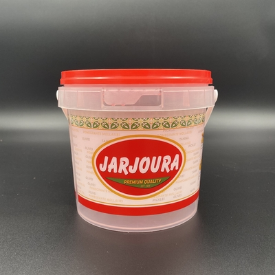 Keks-schöpft kleiner runder Nahrungsmittelgrad Plastikbehälter mit Deckel