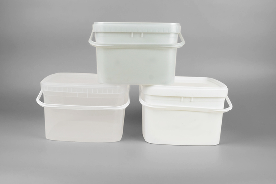 Schlagzähigkeits-Quadrat-Plastikeimer mit Griff