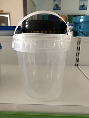 Glatter transparenter Plastikeimer-Siebdruck für Plätzchen oder Säfte