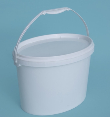 PP / HDPE Material Oval Plastikbehälter mit IML-Druck oder Bildschirmdruck