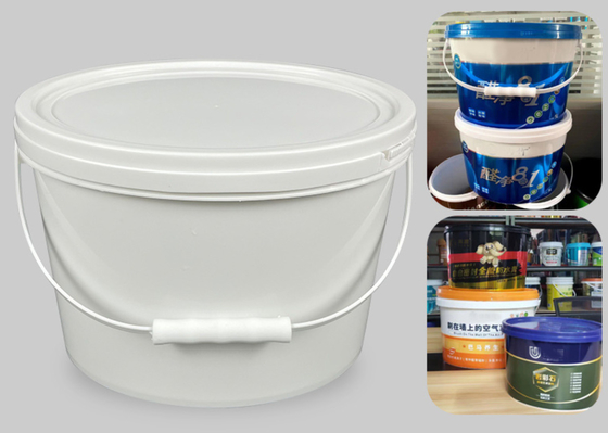 Kundengerechter ovaler Plastikeimer PP/HDPE mit IML oder thermische Übertragung oder Siebdruck