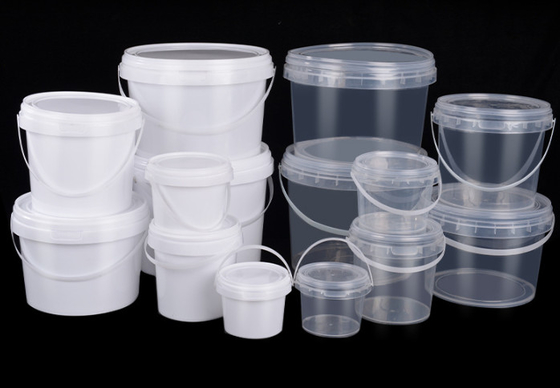 Kundengerechte transparente Plastikeimer-Kapazität gesponnenes Tasche PET Taschen-Verpacken