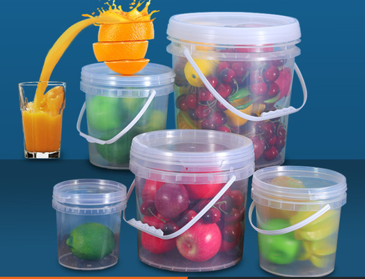 Lichtdurchlässige Plastik-Pail With Printing IML/thermische Übertragung/Siebdruck