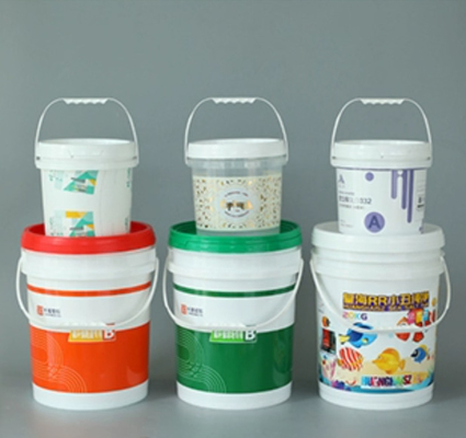 Beständiger Plastikdüngemittel-UVeimer mit Griff