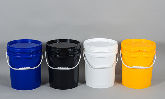 Klar 5 Gallonen Plastik Eimer mit UV-Resistenz