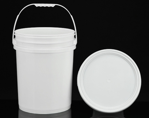 Bequeme Handgriffe Schnapp auf Deckel 5 Gallonen Plastik Eimer 15,5 Zoll