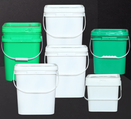 1.2 kg Quadrat Plastikbehälter Schlagfest mit Handgriff