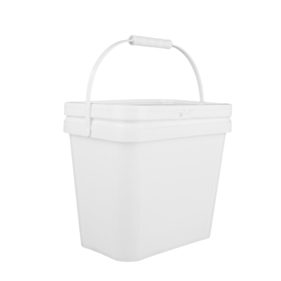 Lebensmittelechter quadratischer Kunststoff-Eimer mit IML/Thermotransfer/Siebdruck 1,2 kg