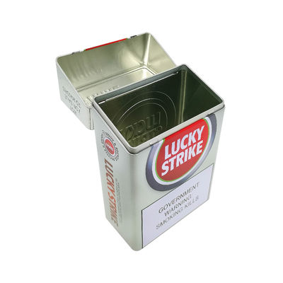 Customized 4 Farben Imprint Logo Metallblechbehälter für Marken und Verpackungen