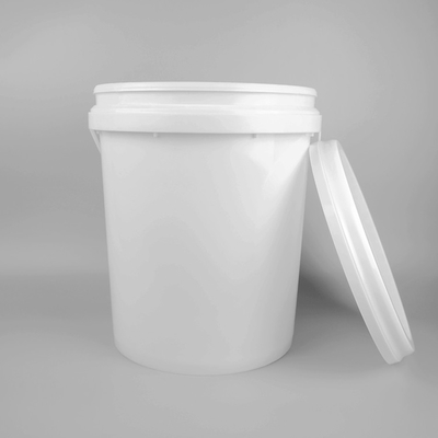 18L pp. 5 Gallonen-Schwarz-Plastikeimer ringsum klaren Nahrungsmittelgrad
