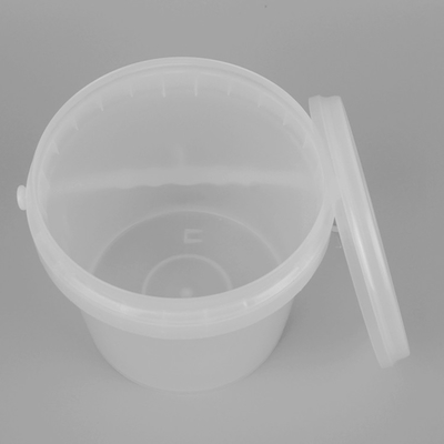 12*11*12cm leerer transparenter Plastikentwurf eimer-IML für Lebensmittelindustrie