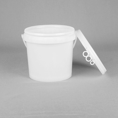 Leichtgewicht weiße Plastik-Spielzeug Eimer mit Deckel für Spielzeug Organisation Lösungen