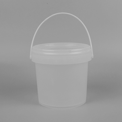Sgs-Zustimmungs-transparenter Plastikeimer-kleine 2 Liter Siebdruck-