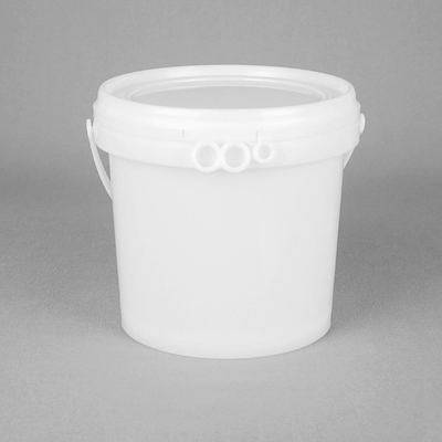 Leichtgewicht weiße Plastik-Spielzeug Eimer mit Deckel für Spielzeug Organisation Lösungen