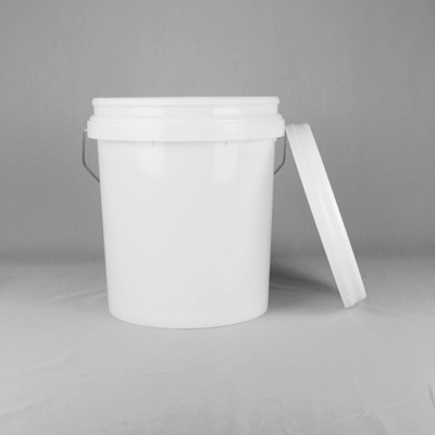 IML, das Kleber gemalten Plastikeimer 14L mit Deckel und Griff beschriftet