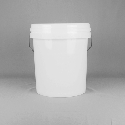 IML, das Kleber gemalten Plastikeimer 14L mit Deckel und Griff beschriftet