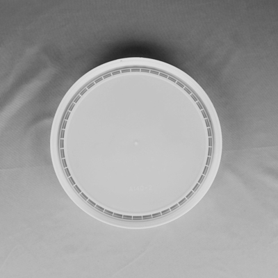 IML, das Kleber gemalten Plastikeimer 14L mit Deckel und Griff beschriftet
