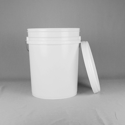 Die Dichtung beinhaltet 5 Liter Plastikbehälter mit einer Kapazität von 20 Liter und einem Durchmesser von 11,5 Zoll