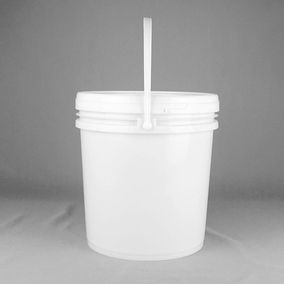 4,5 Bescheinigung Gallonen-runder Plastik- Eimer-weiße Plastik-Pail Withs ISO9001