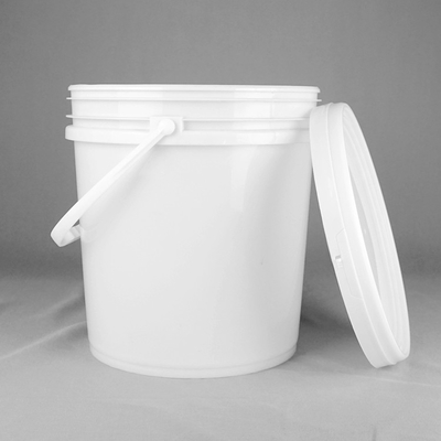 4,5 Bescheinigung Gallonen-runder Plastik- Eimer-weiße Plastik-Pail Withs ISO9001