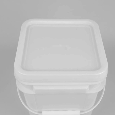 Pp.-PET Quadrat-Plastikeimer-Siebdruck 5L für Farbe