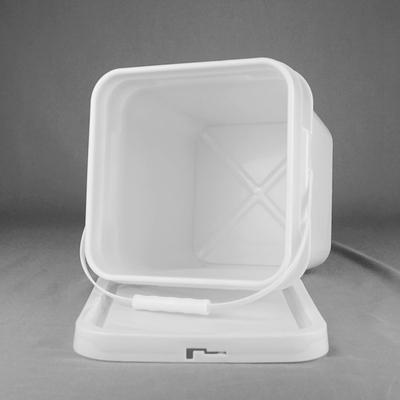 Pp.-PET Quadrat-Plastikeimer-Siebdruck 5L für Farbe